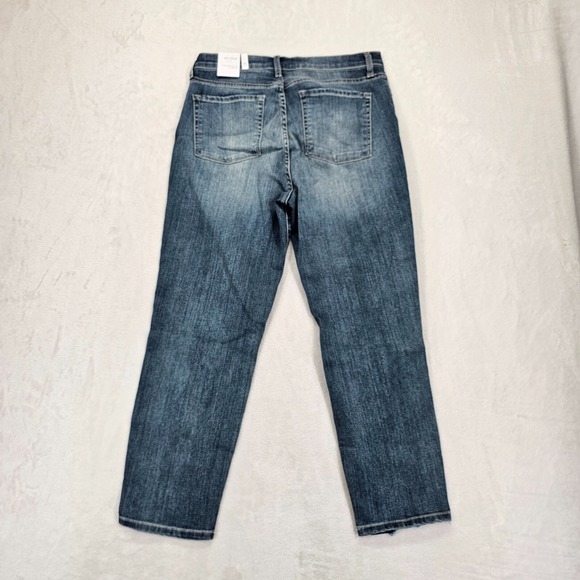 STS Blue Jean Womens 29 Blue Christy Tapered Crop High Rise Distressed EC3118JA1 - Picture 12 of 16